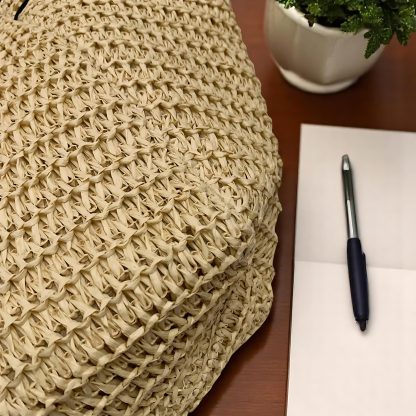 Lightweight rattan tote bag - Image 3